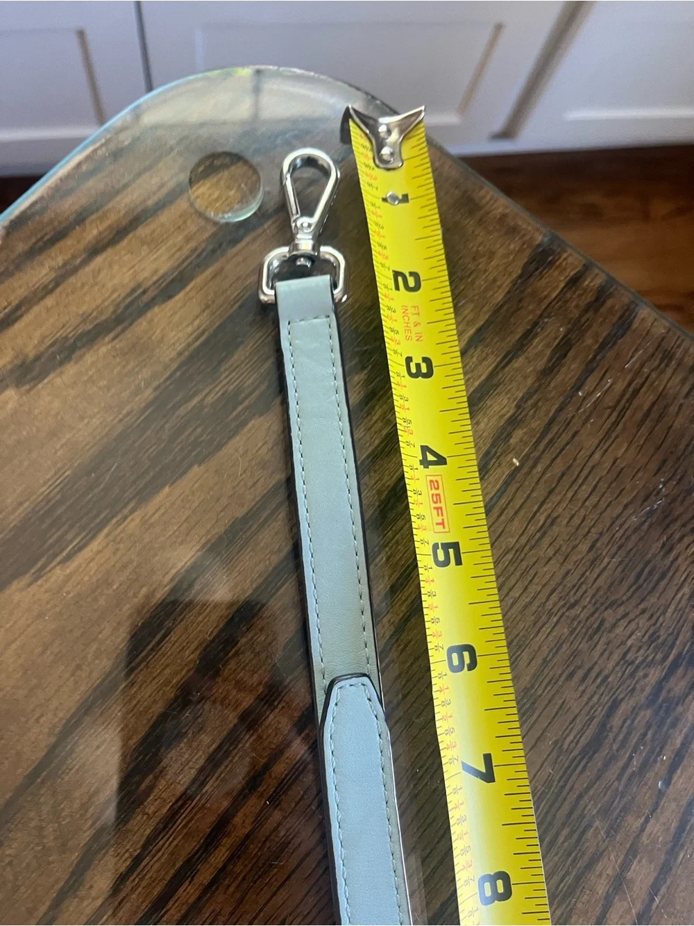 Michael Kors Blue Purse Strap with Nickel Hardware
